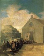 Francisco Goya Village Procession oil painting reproduction